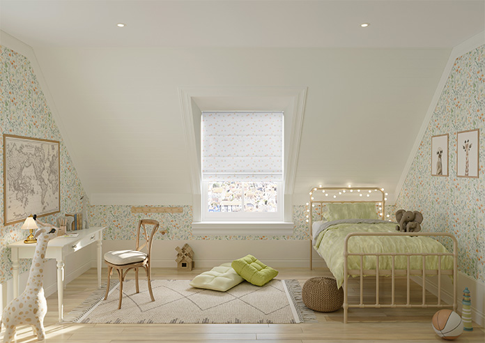 Faceted, Peachy - Roman Blind - Image 8